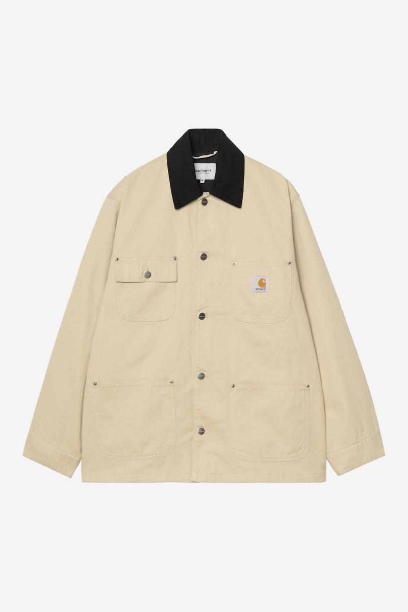 Carhartt OG Chore Coat - Barchan / Black, Rinsed