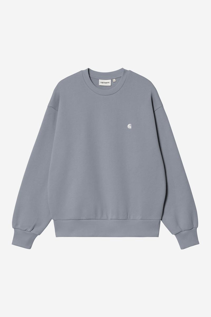 Carhartt Casey Sweatshirt - Shady Blue / Silver