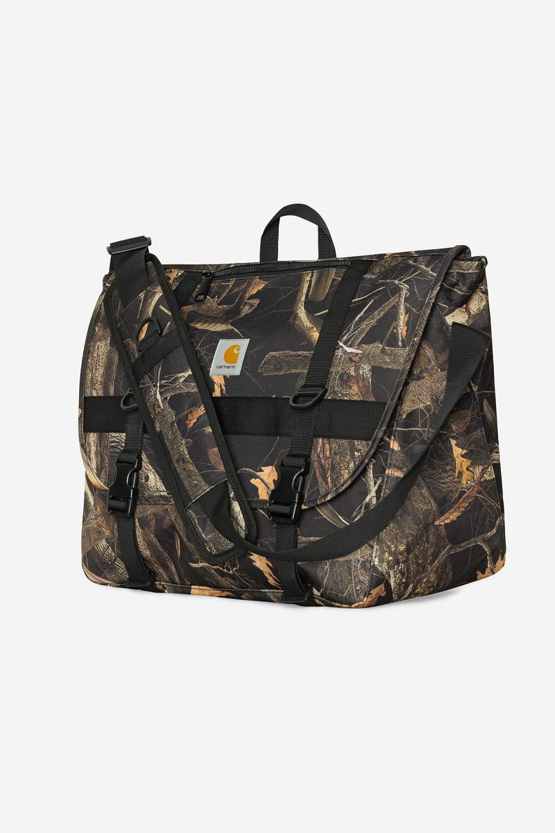 Carhartt Jake Messenger Bag - Camo Feather Tree, Black