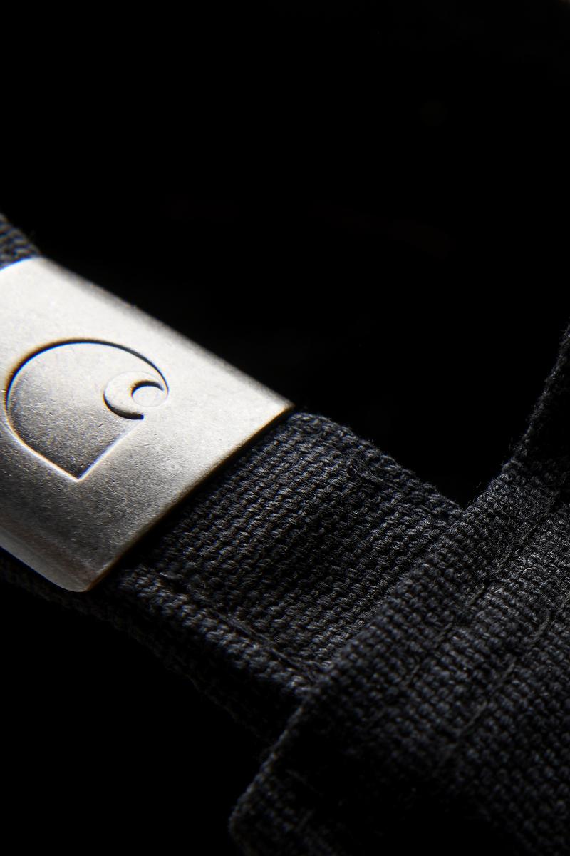Carhartt Canvas Script Cap - Black / White