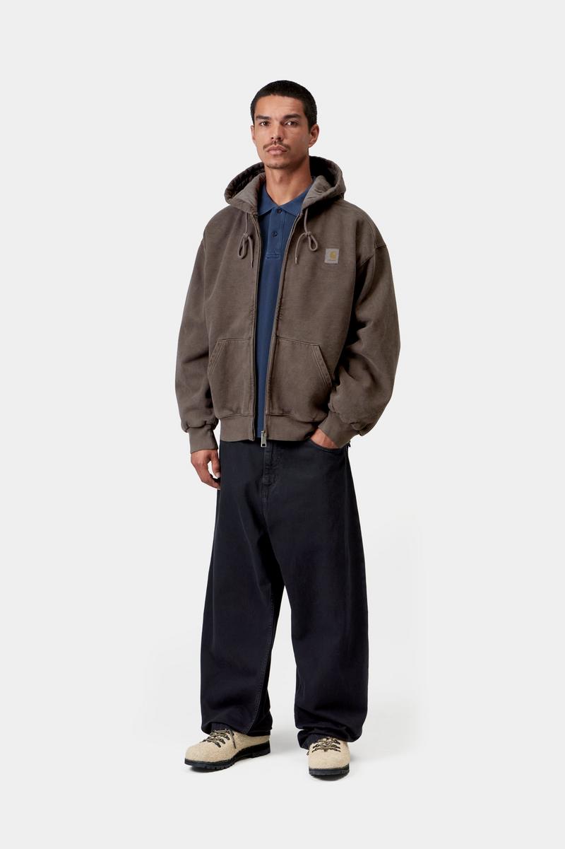 Carhartt Hooded Vista Jacket - Tobacco, Garment dyed