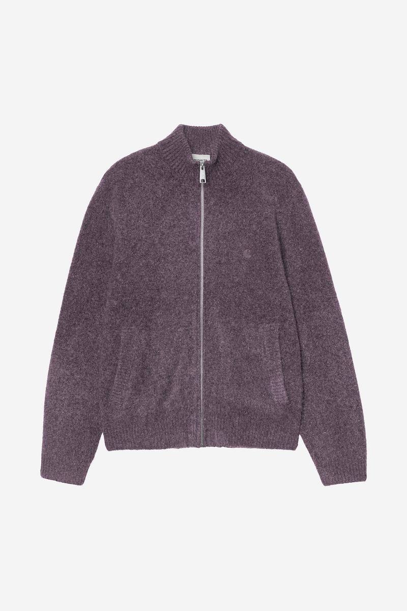 Carhartt Curtis Sweater Jacket - Tangled Shady Purple