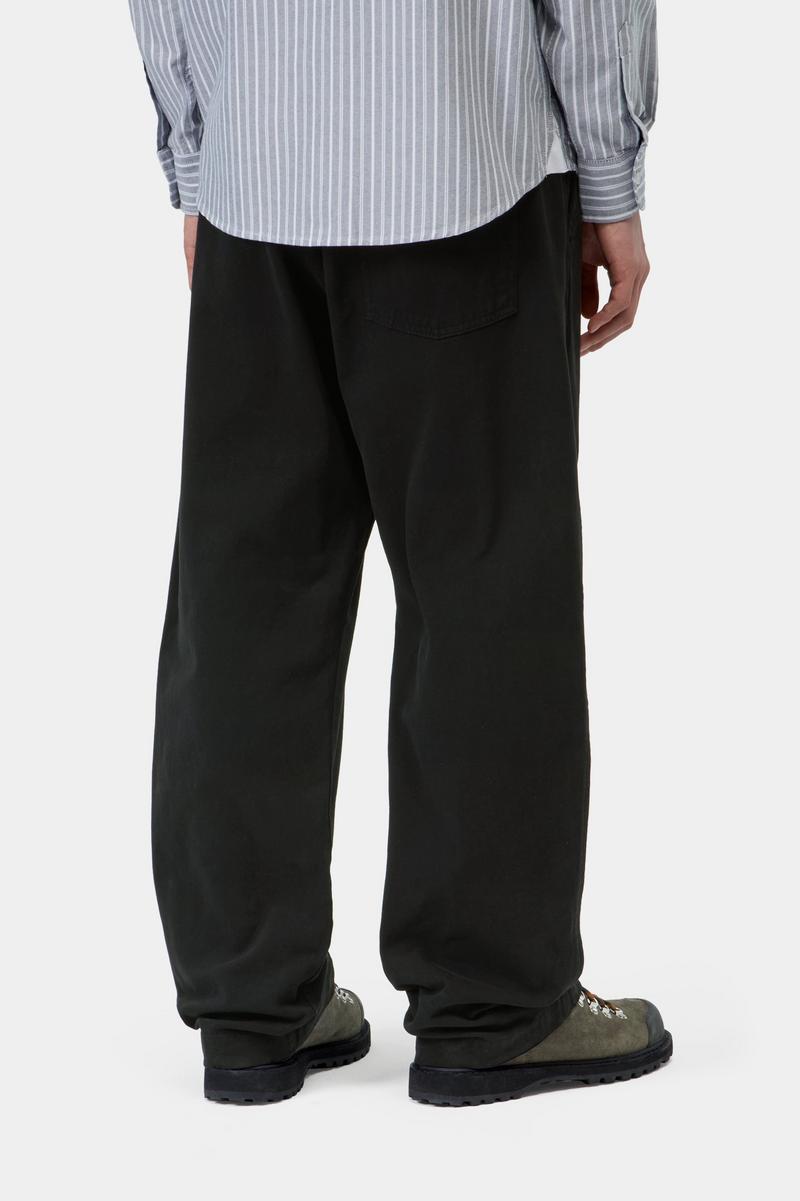 Carhartt Floyde Pant - Black, Garment dyed