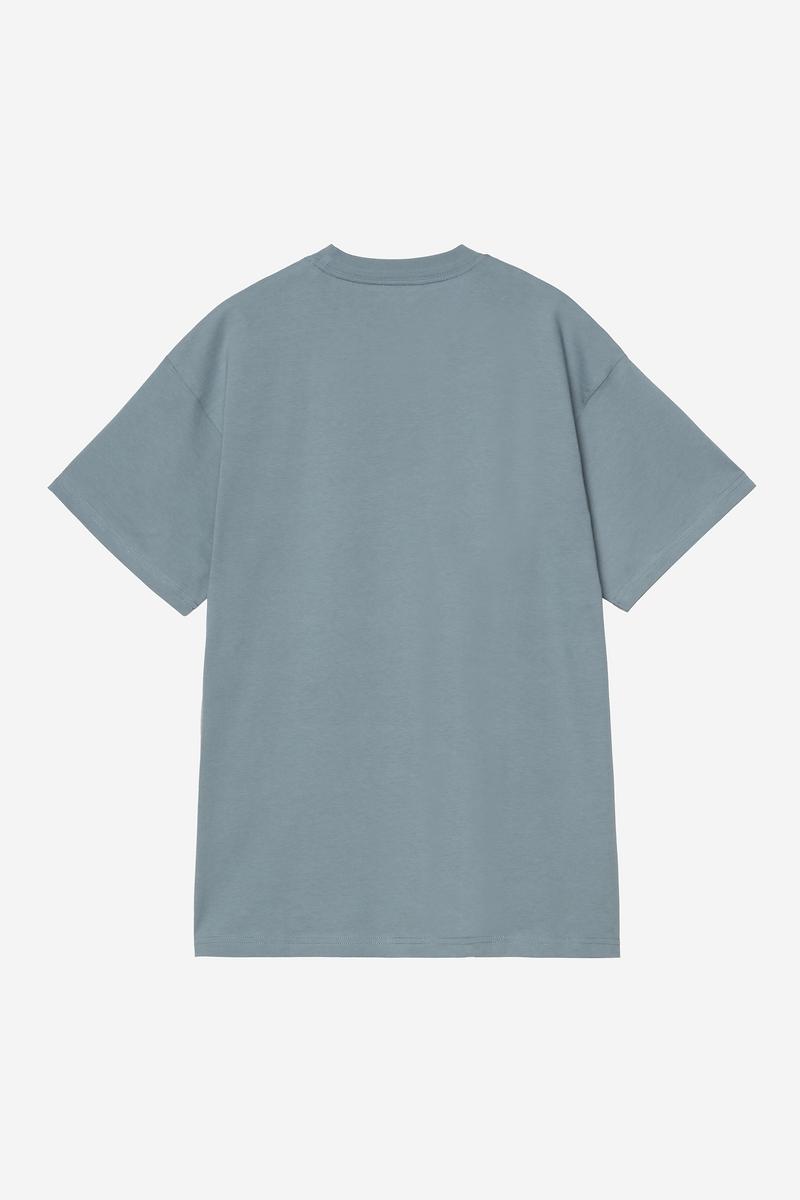 Carhartt S/S Moving Letterpress T-Shirt - Velvet Blue
