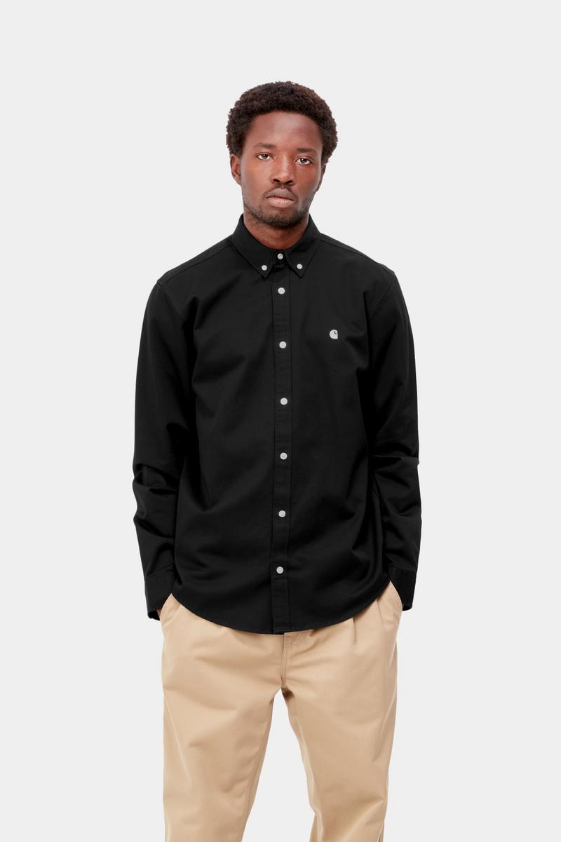 Carhartt L/S Madison Shirt - Black / Wax