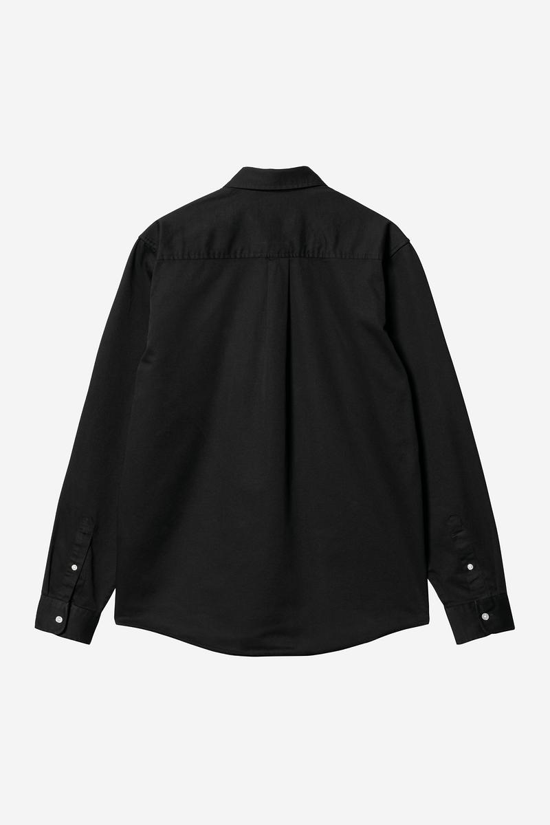 Carhartt L/S Madison Shirt - Black / Wax