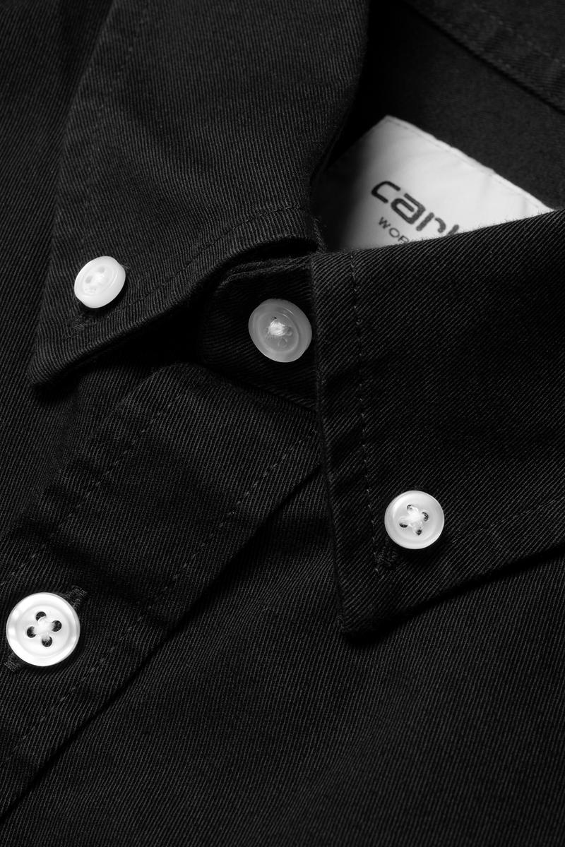 Carhartt L/S Madison Shirt - Black / Wax