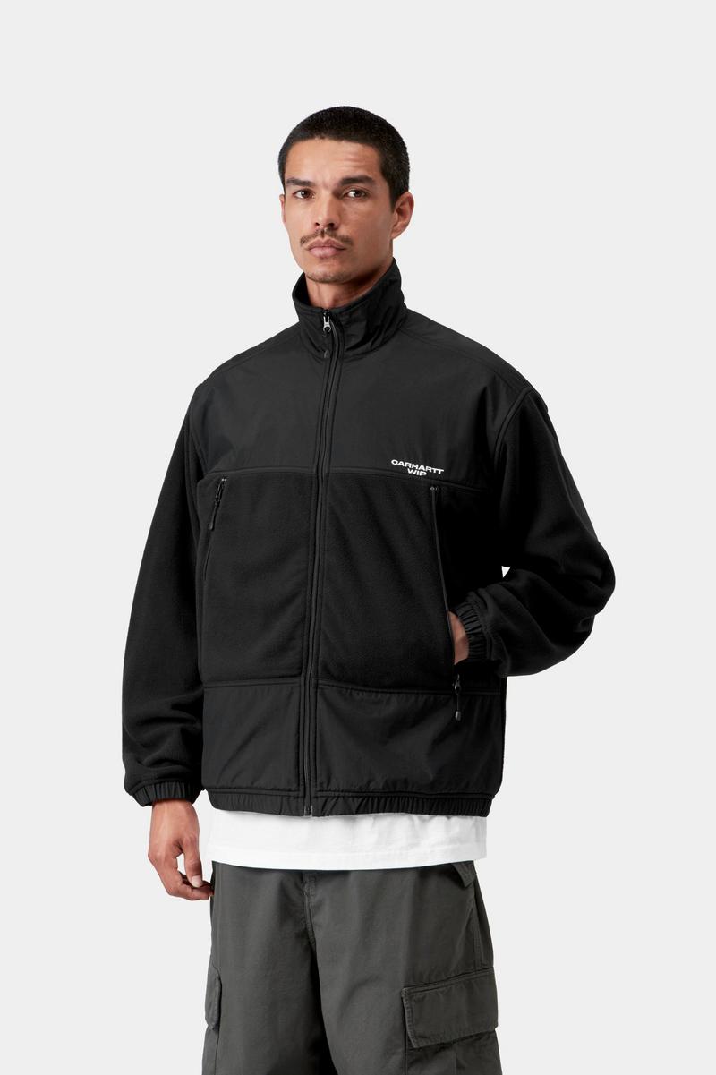 Carhartt Edmore Sweat Jacket - Black / White