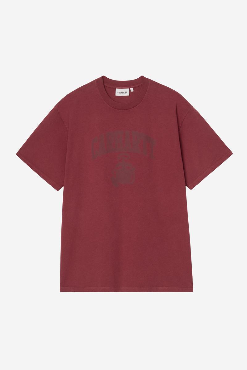 Carhartt S/S Faded Pond Corps T-Shirt - Marsala, Heavy stone wash