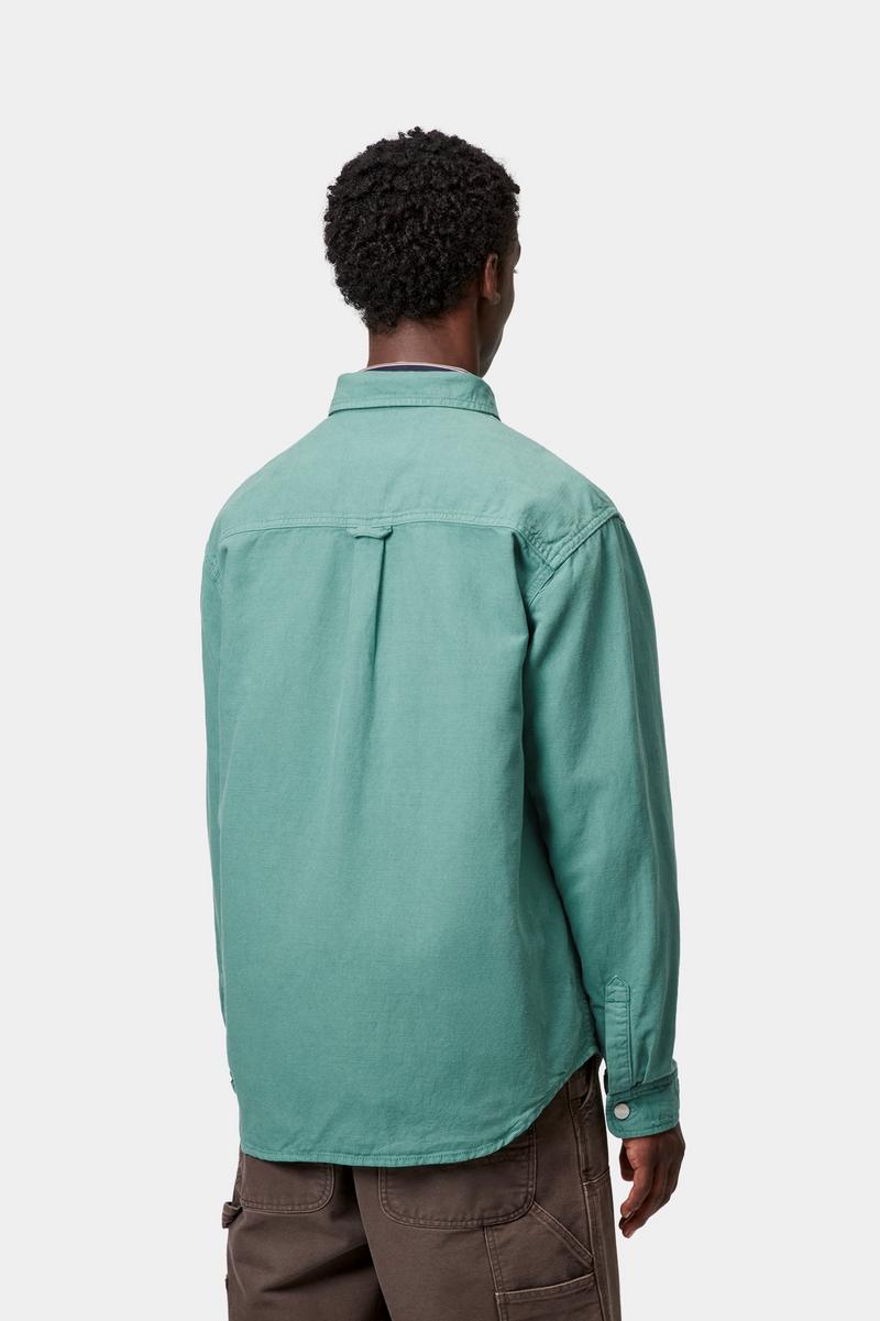 Carhartt Walter Shirt Jac - Saguaro, Garment dyed