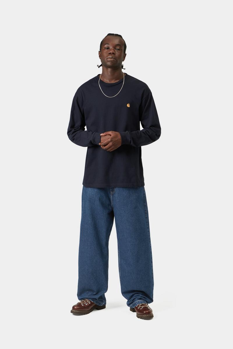 Carhartt Brandon Pant - Blue, Stone washed