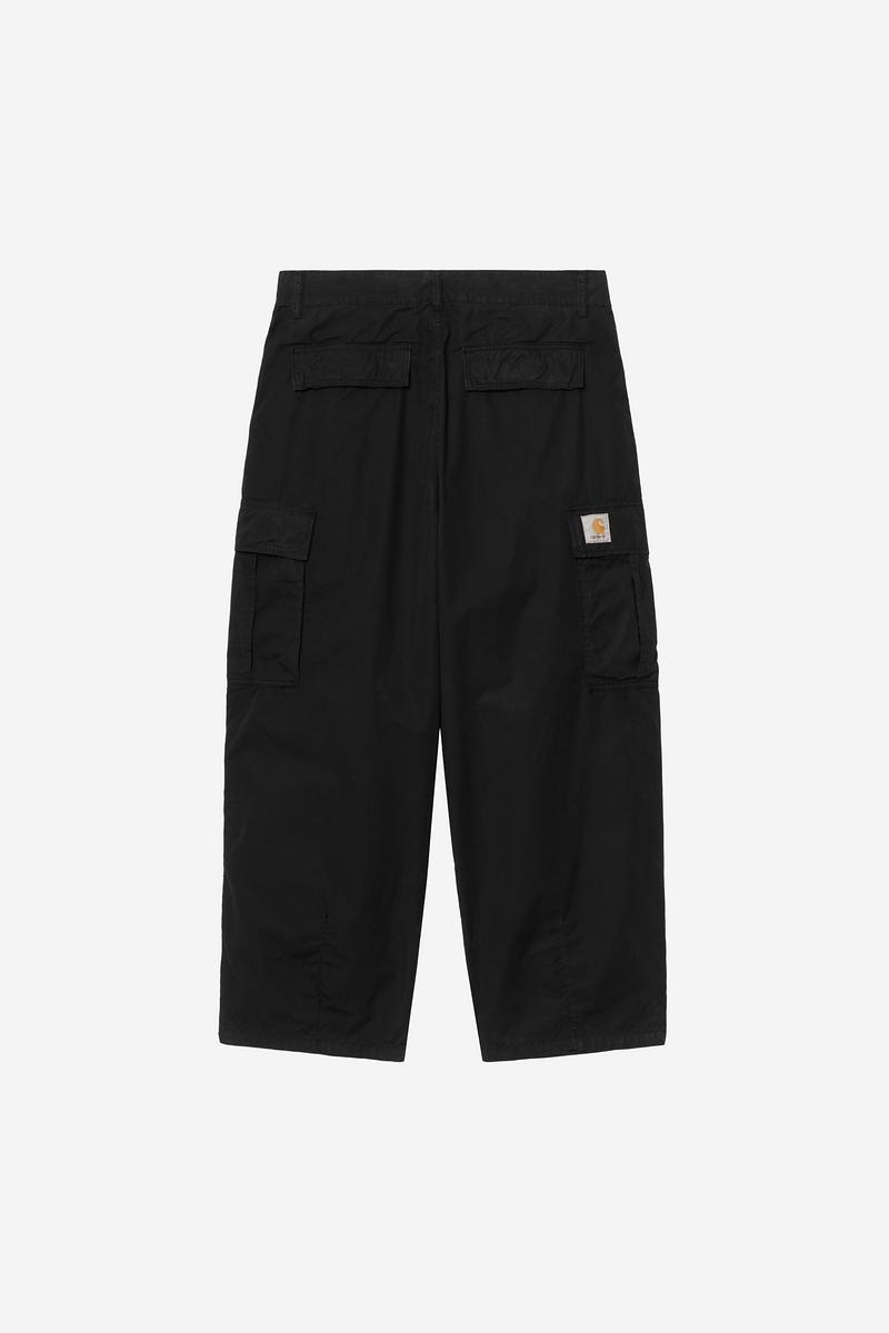 Carhartt Cole Cargo Pant - Black, Garment dyed