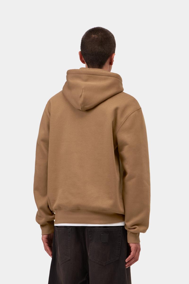 Carhartt Hooded Carhartt Sweatshirt - WIP H Brown / Black