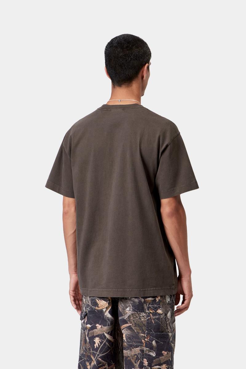 Carhartt S/S Vista T-Shirt - Tobacco, Garment dyed