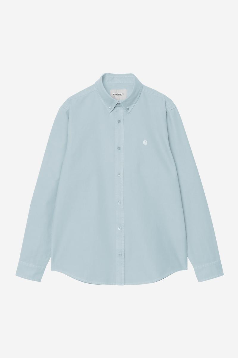 Carhartt L/S Bolton Shirt - Icaria, Garment dyed
