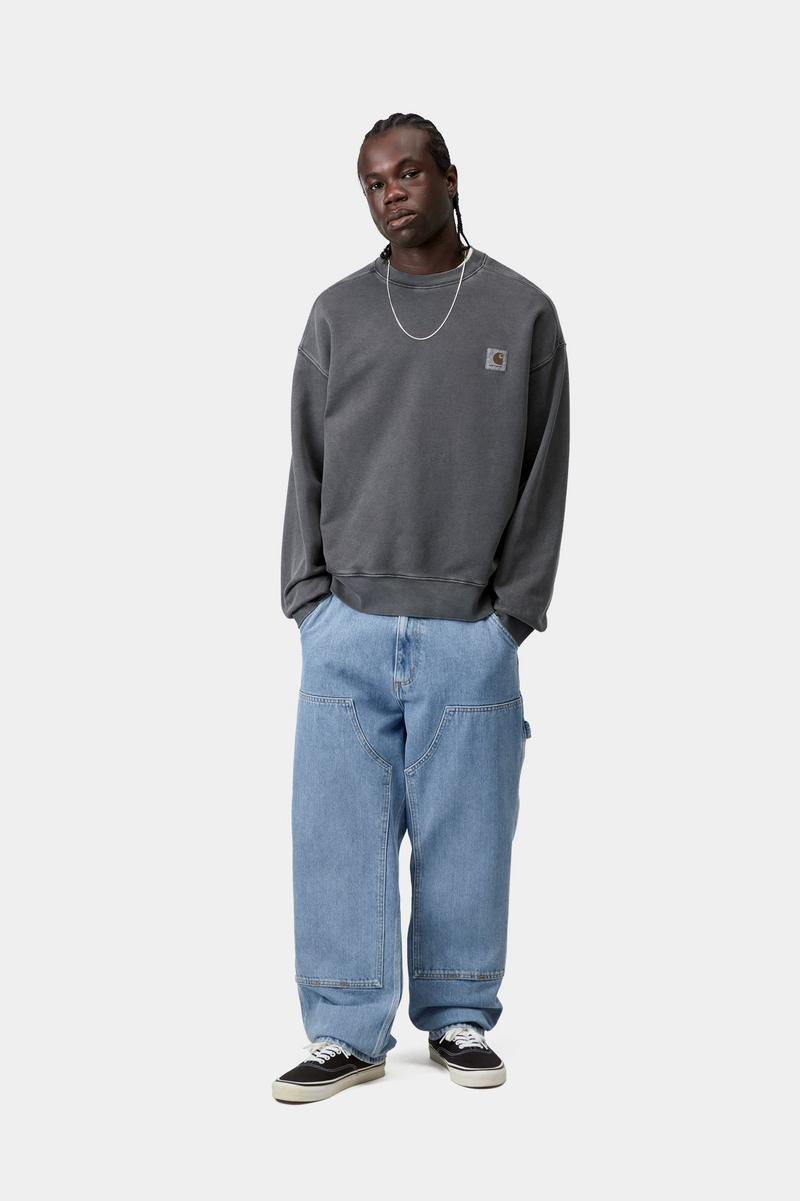 Carhartt Double Knee Pant - Blue, Stone bleached