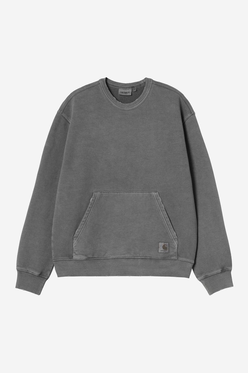 Carhartt Torion Sweatshirt - Black, Grind wash