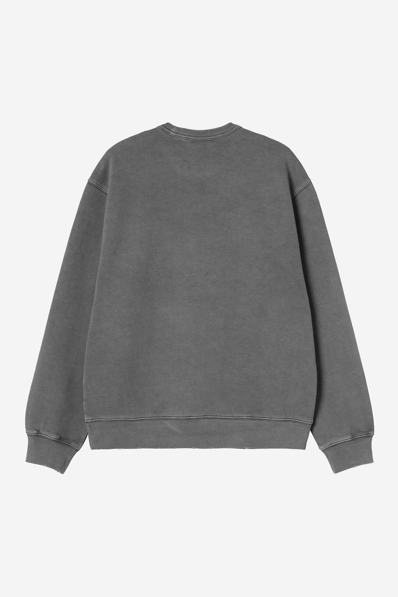 Carhartt Torion Sweatshirt - Black, Grind wash