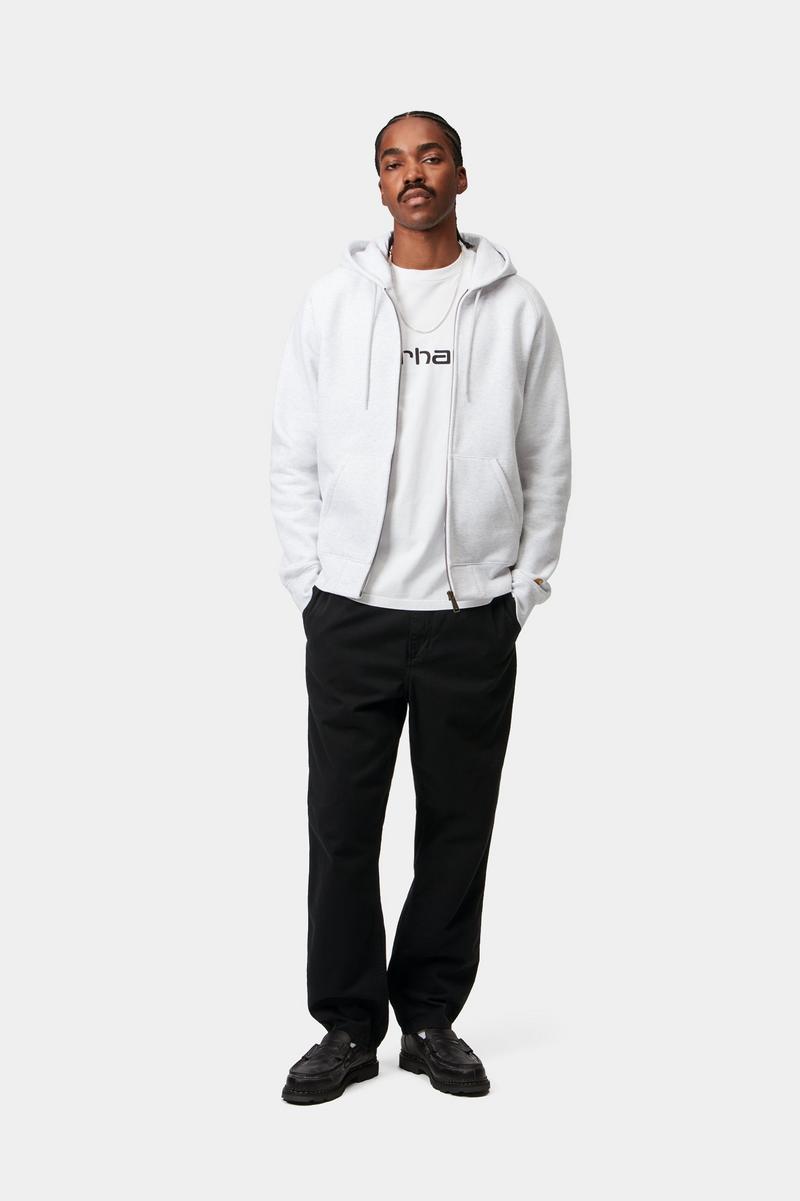 Carhartt Flint Pant - Black, Garment dyed