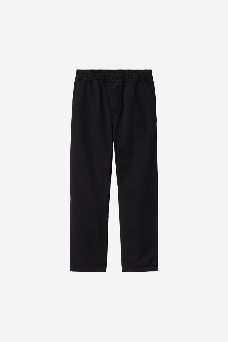 Carhartt Flint Pant - Black, Garment dyed