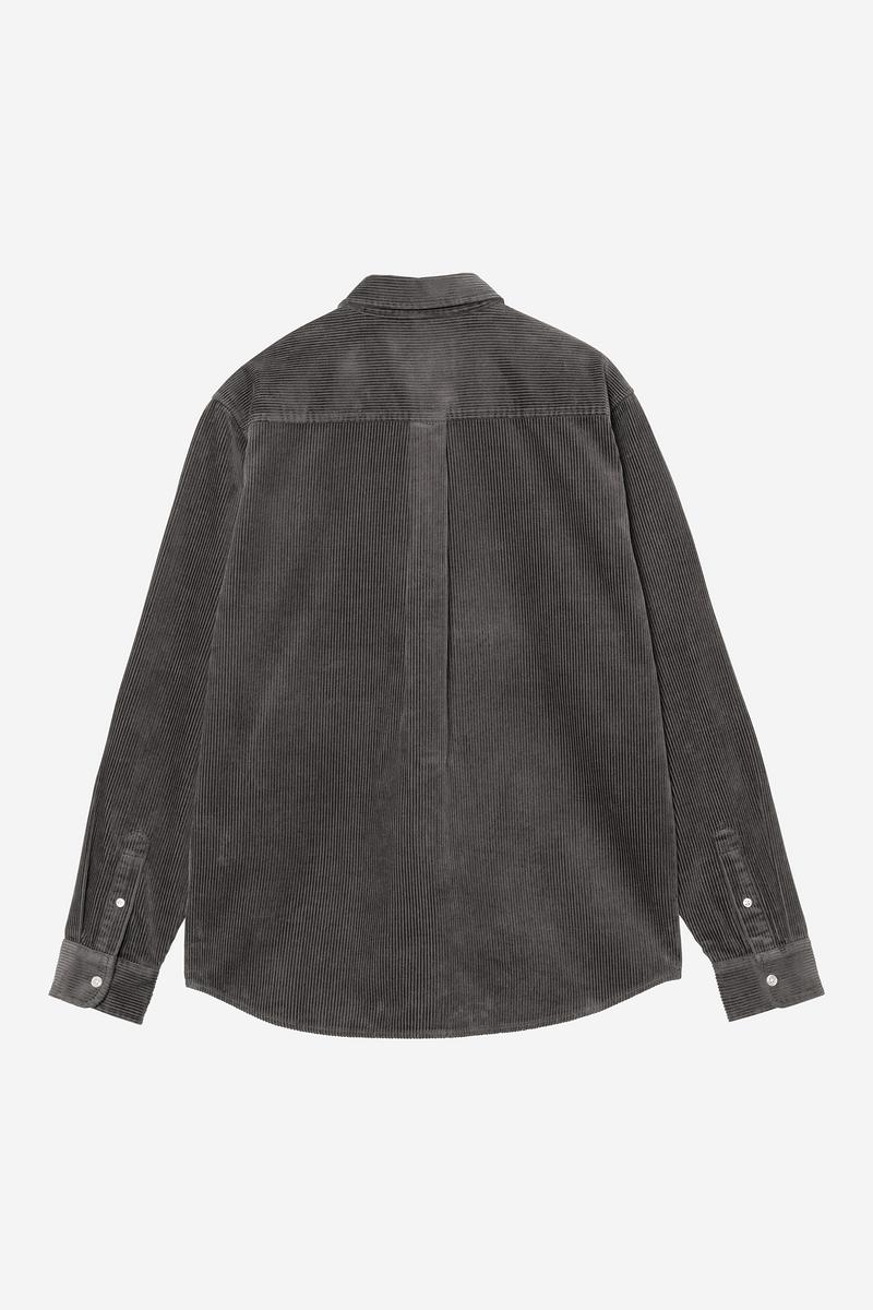 Carhartt L/S Madison Cord Shirt - Graphite / Graphite