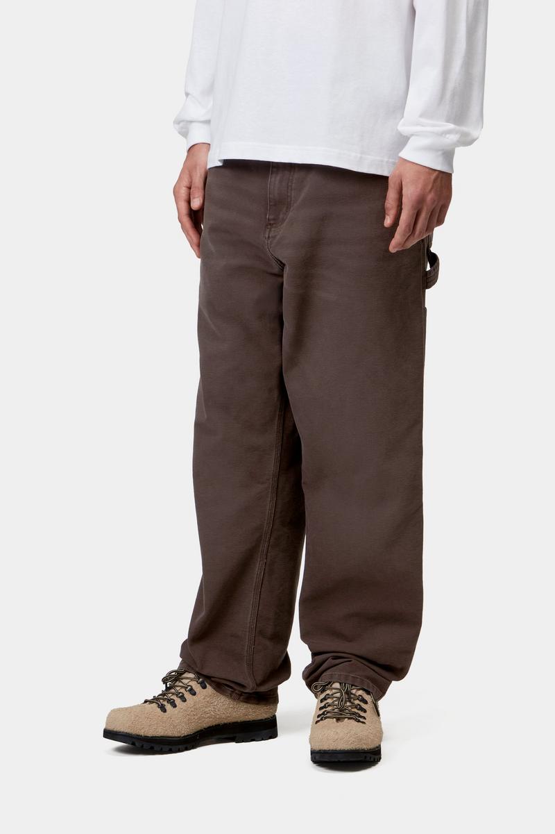 Carhartt Single Knee Pant - Tobacco, Stone canvas
