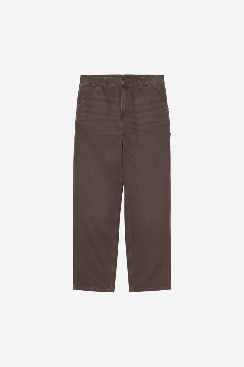 Carhartt Single Knee Pant - Tobacco, Stone canvas