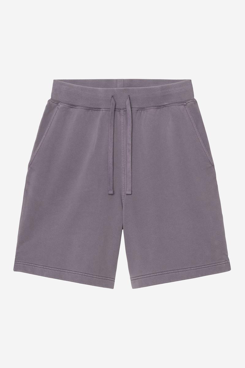 Carhartt Hoggard Sweat Short - Shady Purple, Garment dyed