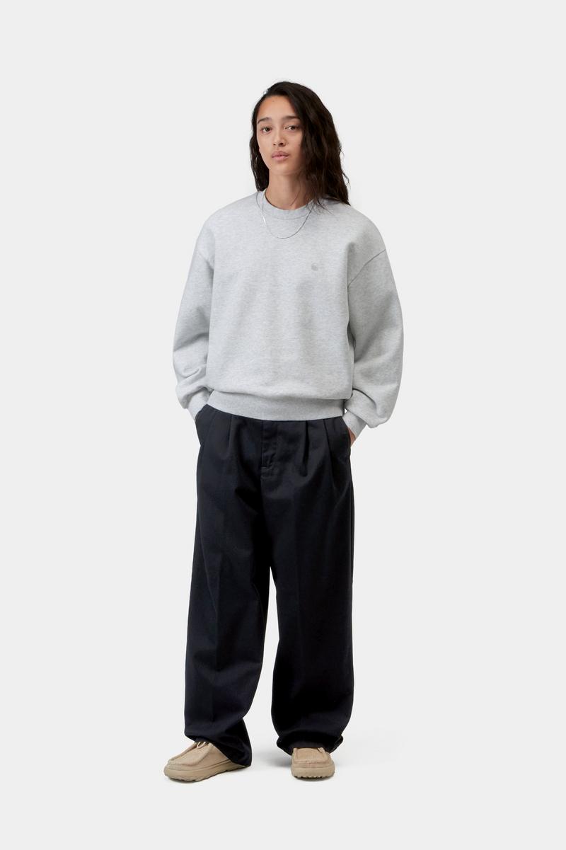 Carhartt Casey Sweatshirt - Ash Heather / Silver