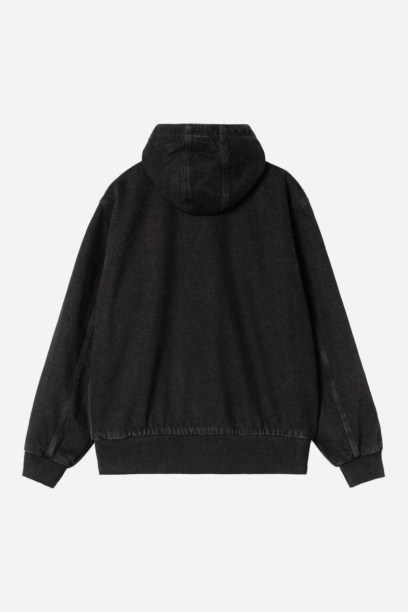 Carhartt OG Active Jacket - Black, Stone washed