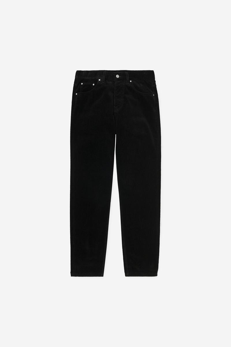 Carhartt Newel Pant - Black, Rinsed