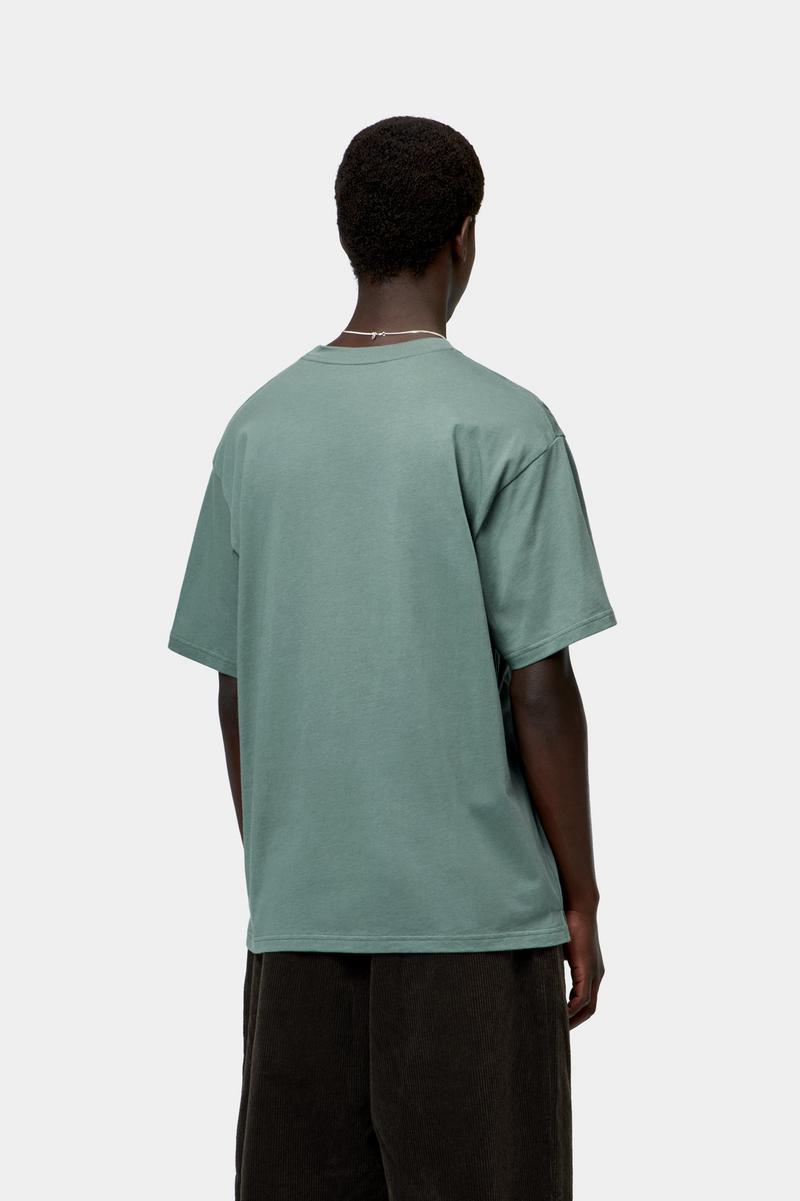Carhartt S/S Madison T-Shirt - Shady Green / White