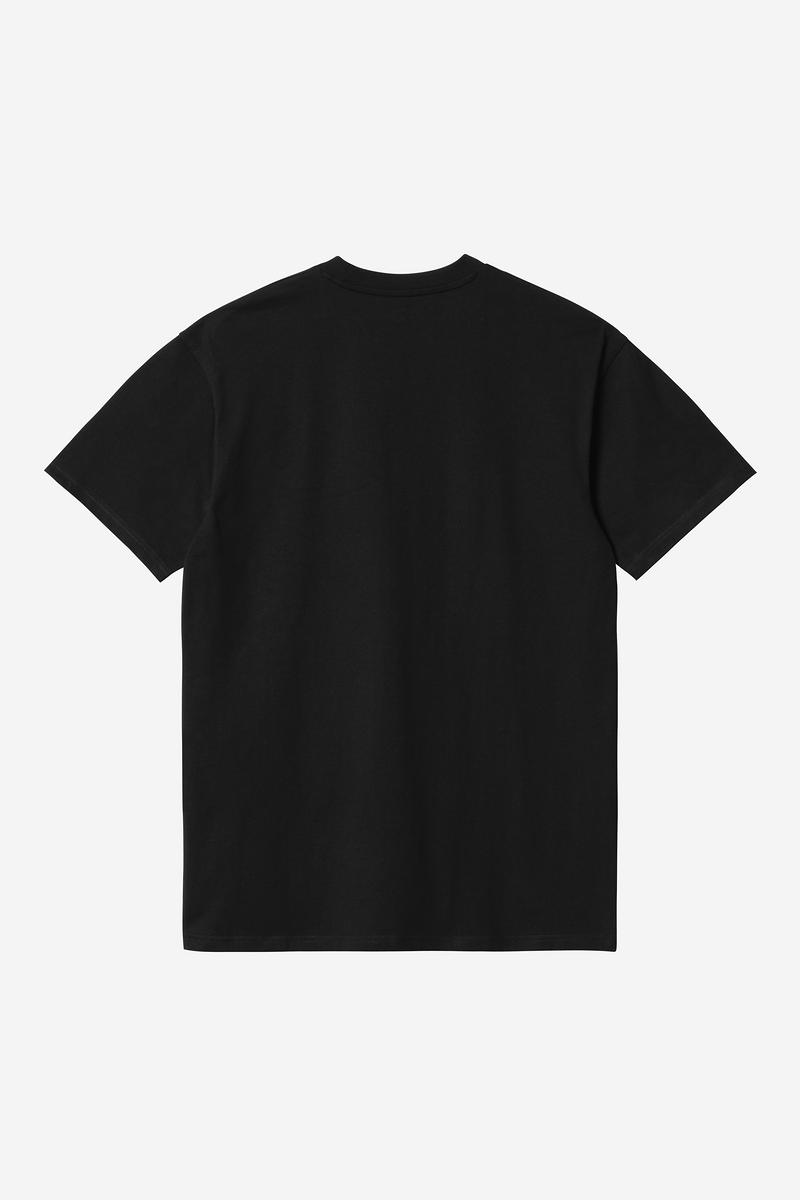 Carhartt S/S American Script T-Shirt - Black