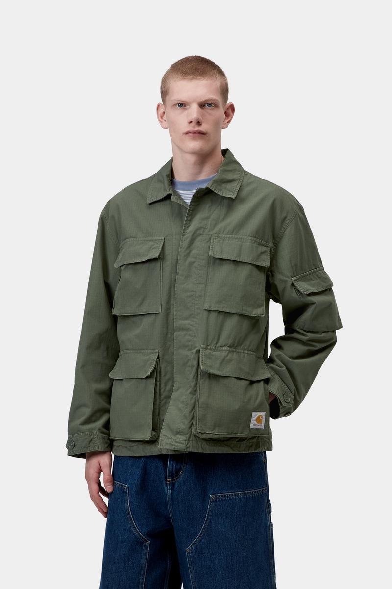 Carhartt Mandelson Jacket - Leaf, Garment dyed