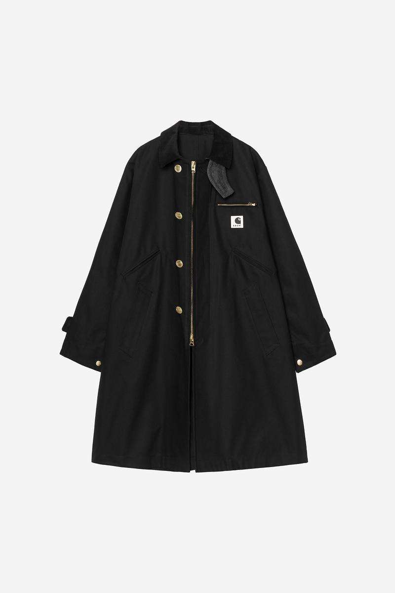 Carhartt sacai x Carhartt WIP Duck Coat - Sacai Black