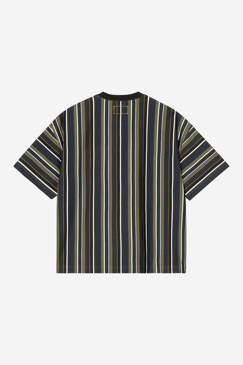 Carhartt WIP x Nicholas Daley Stripes T-Shirt - ND Stripes, Blue