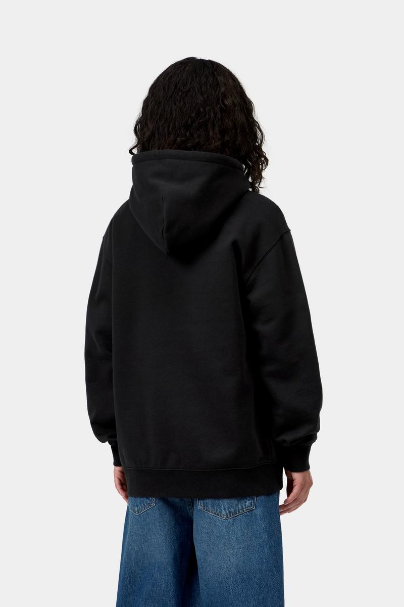Carhartt Hooded Carhartt Sweatshirt - Black / White