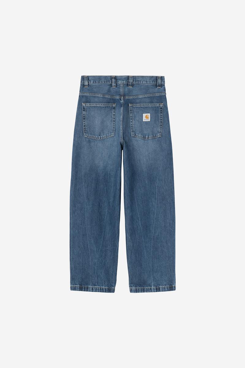 Carhartt Brandon Pant - Blue, Marble used wash