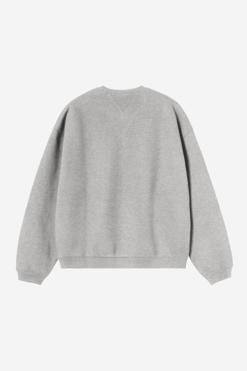 Carhartt Ebbert Sweatshirt - Grey Heather / White