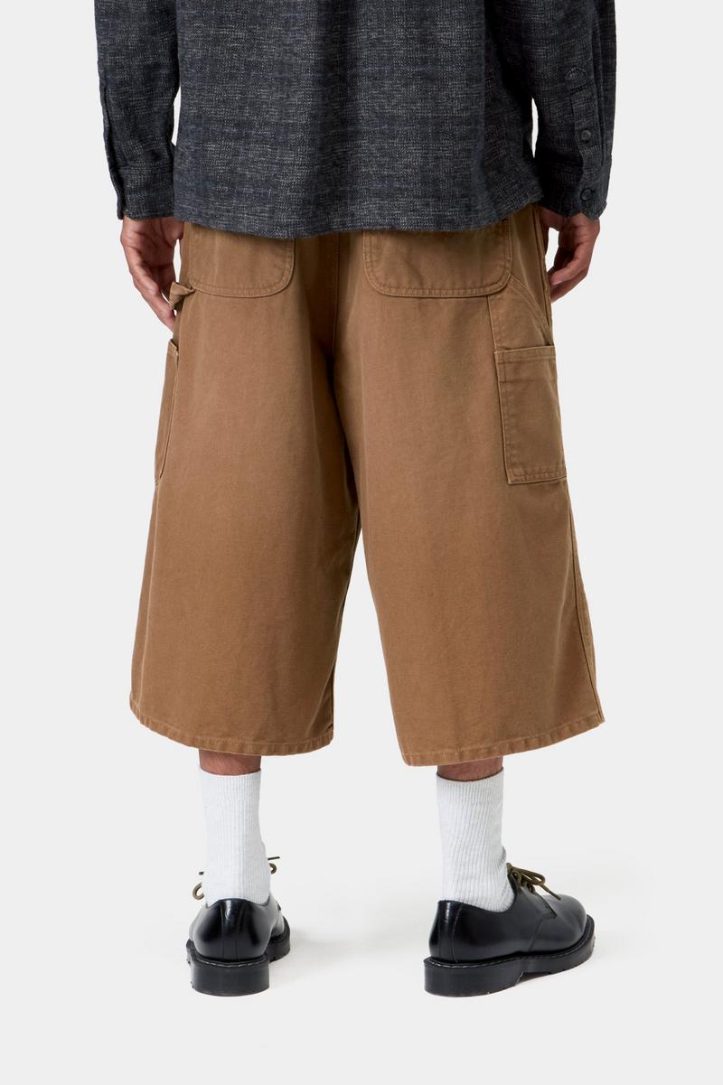 Carhartt OG Single Knee Short (Long) - WIP H Brown, Stone canvas
