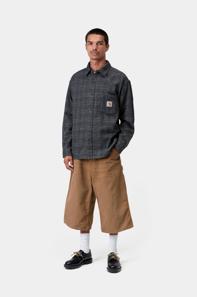 Carhartt OG Single Knee Short (Long) - WIP H Brown, Stone canvas
