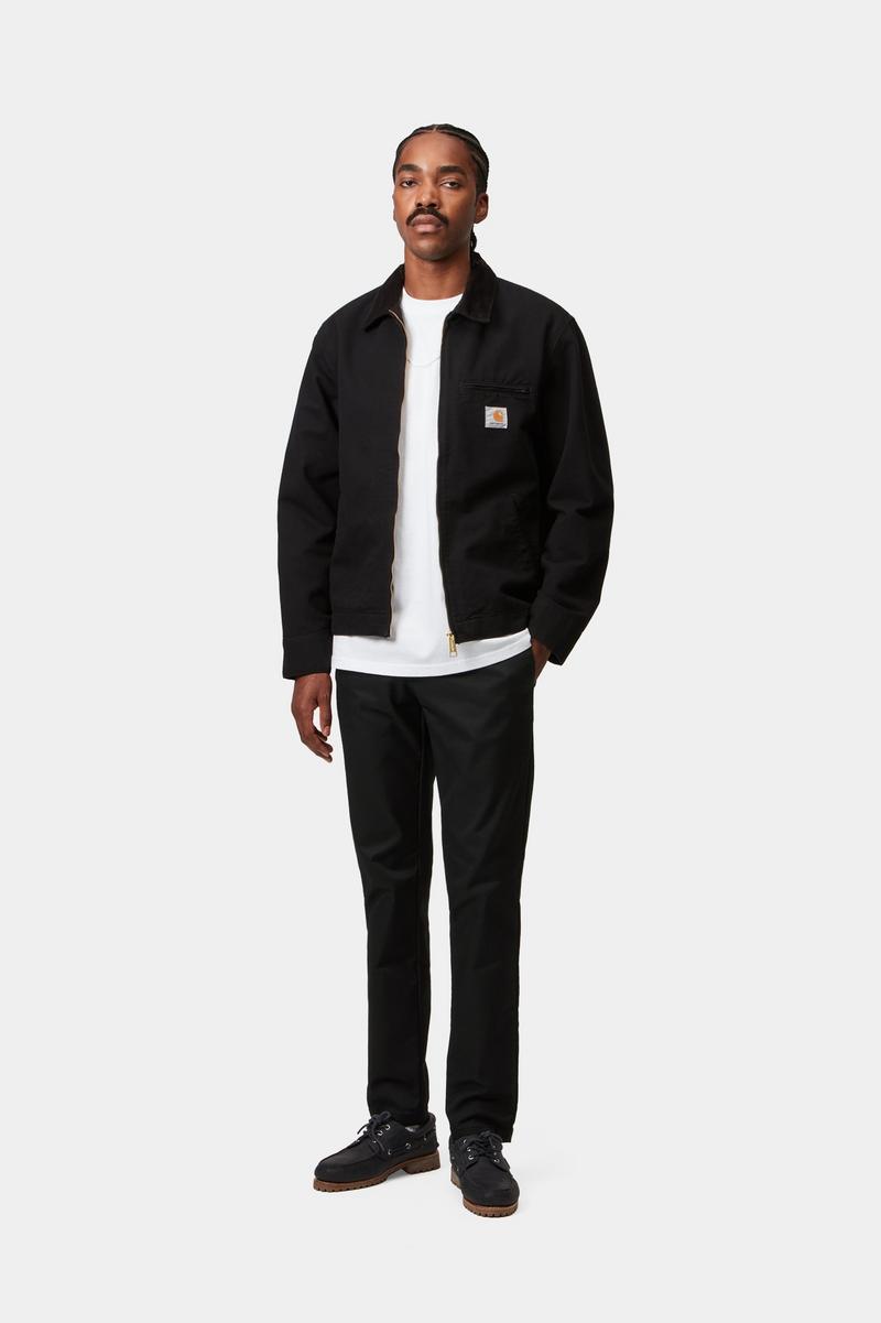 Carhartt Sid Pant - Black, Rinsed