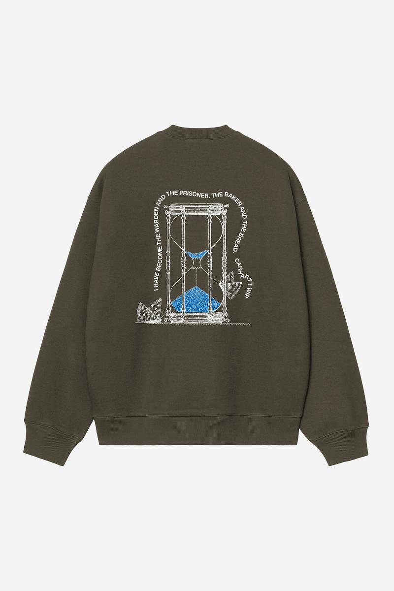 Carhartt Hourglass Sweat - Cypress, Stone washed
