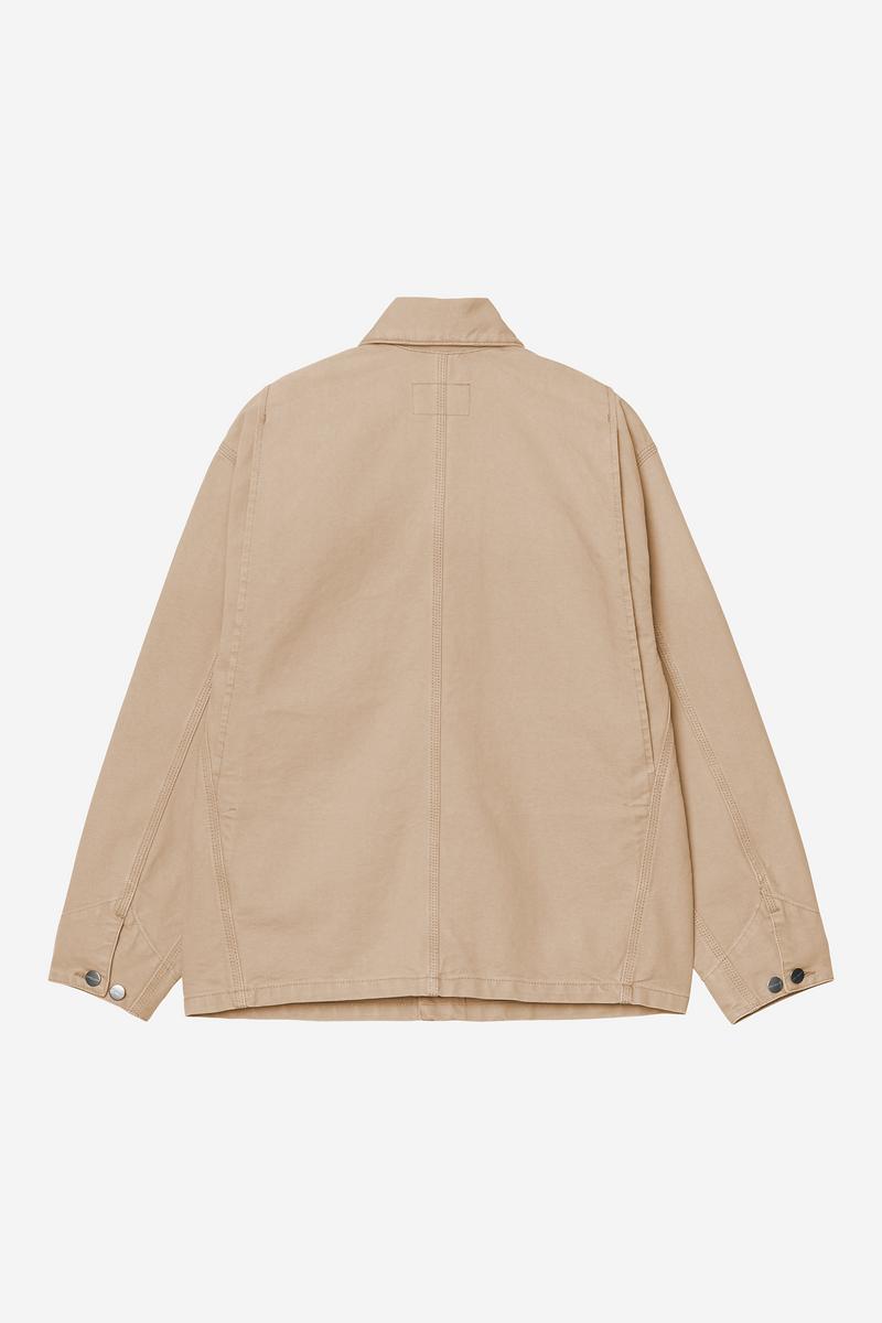 Carhartt OG Michigan Coat - Dusty H Brown / Dusty H Brown, Stone canvas
