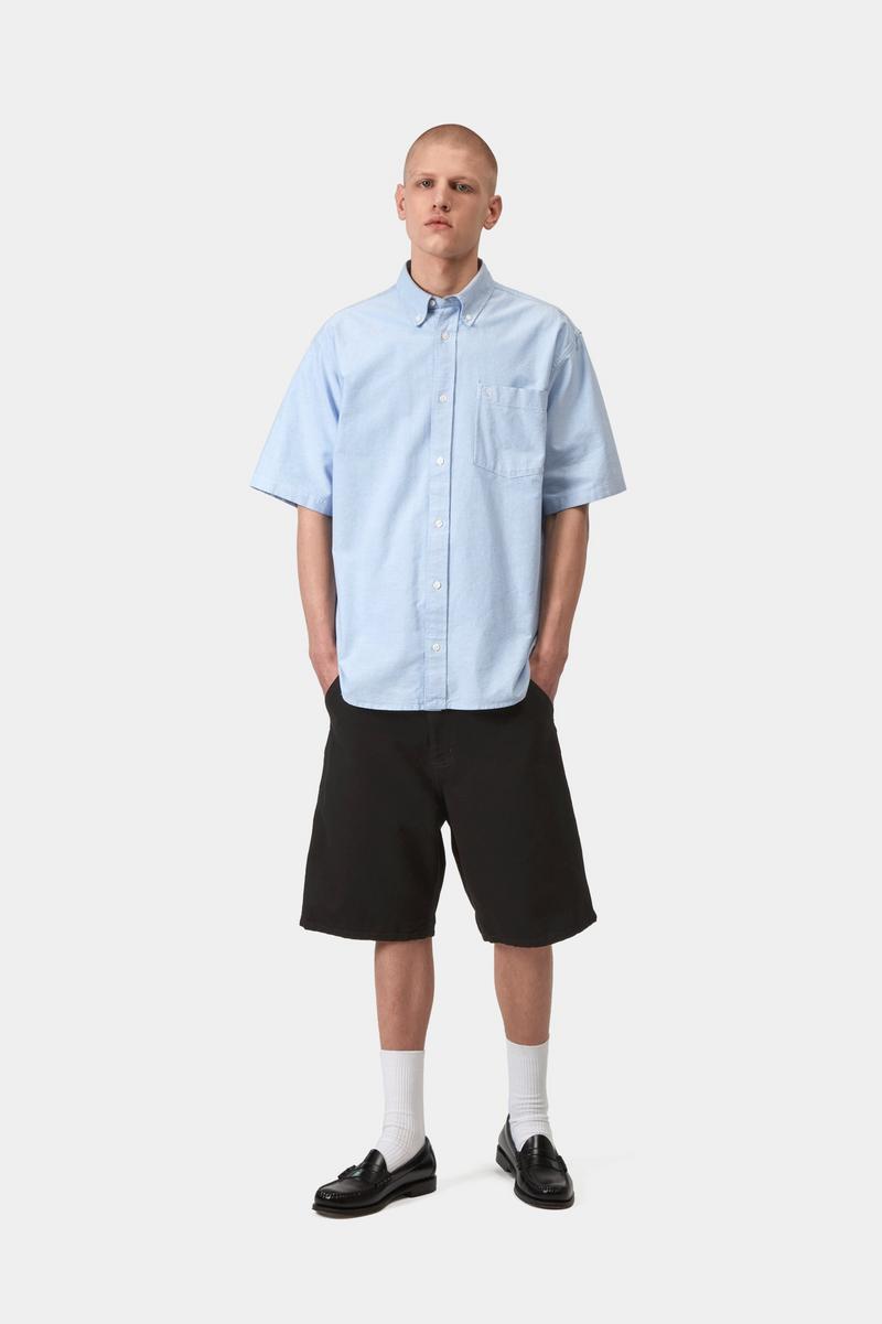 Carhartt Single Knee Short - Black, Rinsed