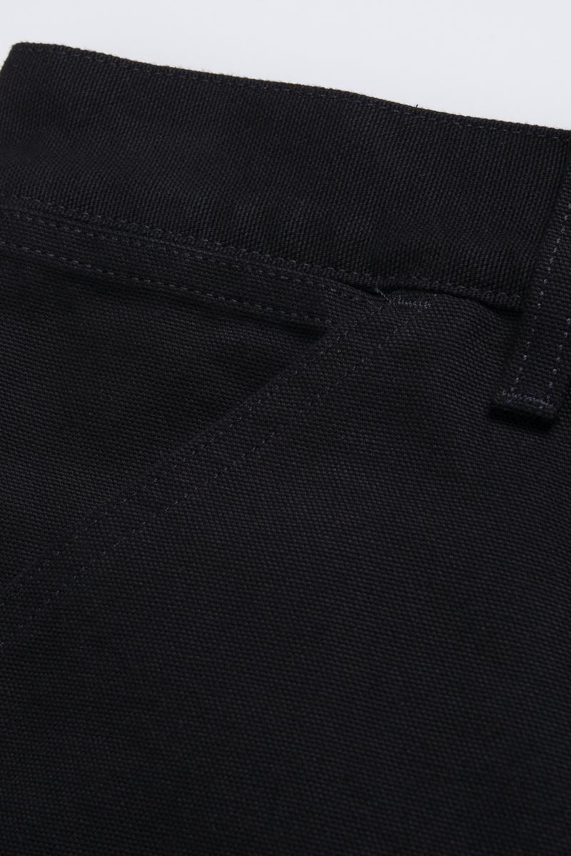 Carhartt Single Knee Short - Black, Rinsed