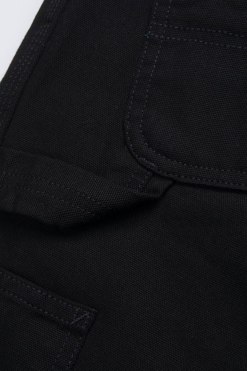 Carhartt Single Knee Short - Black, Rinsed