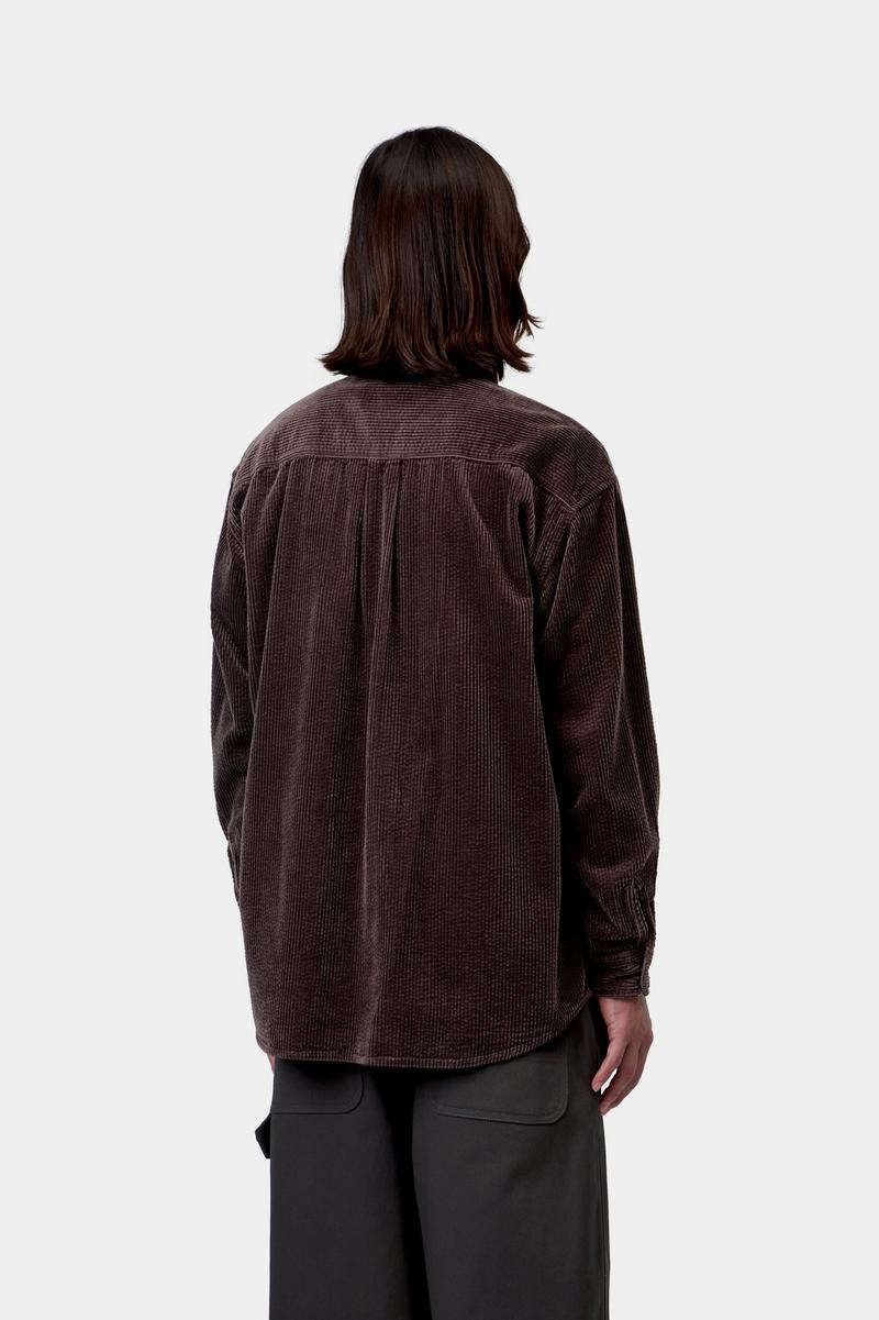 Carhartt L/S Loyde Shirt - Palisander, Rinsed