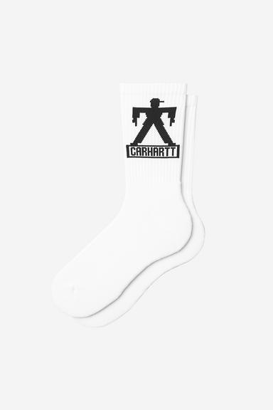 Carhartt Bricky Man Socks - White / Black