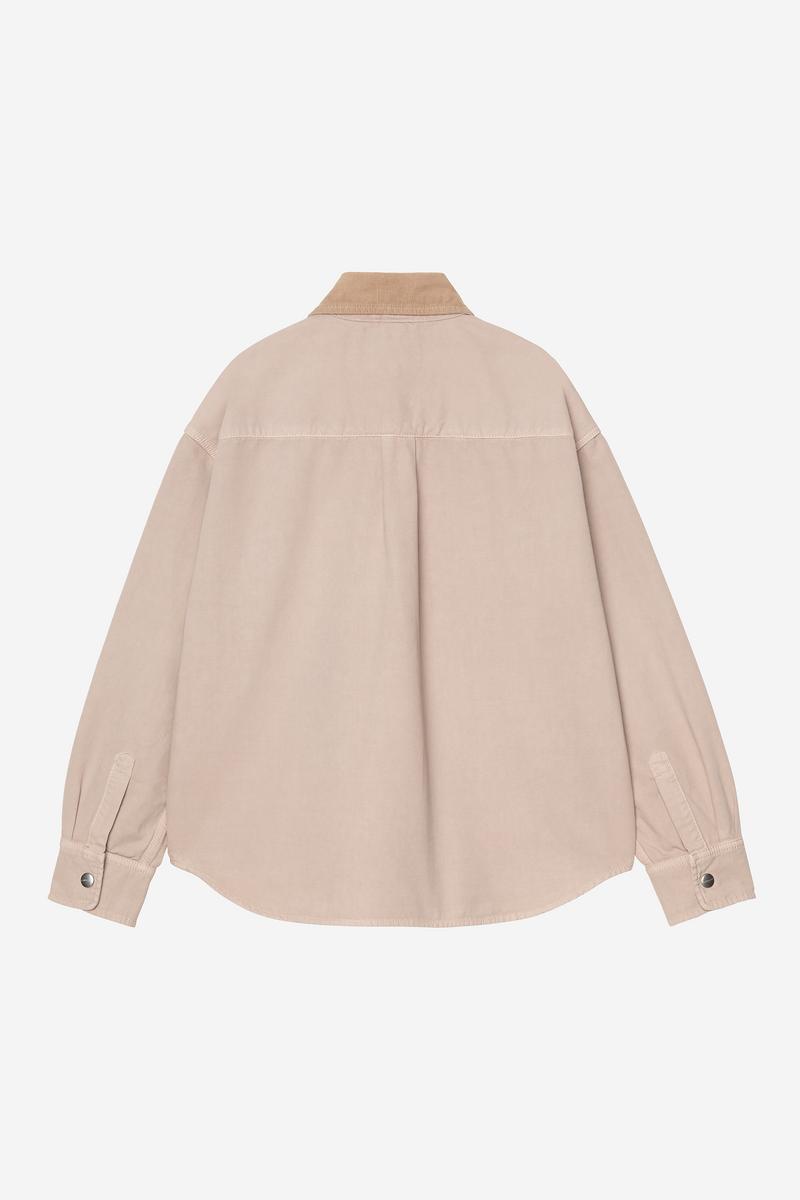 Carhartt Prescott Shirt Jac - String / Leather, Garment dyed